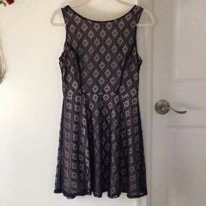 Navy lace dress size 7